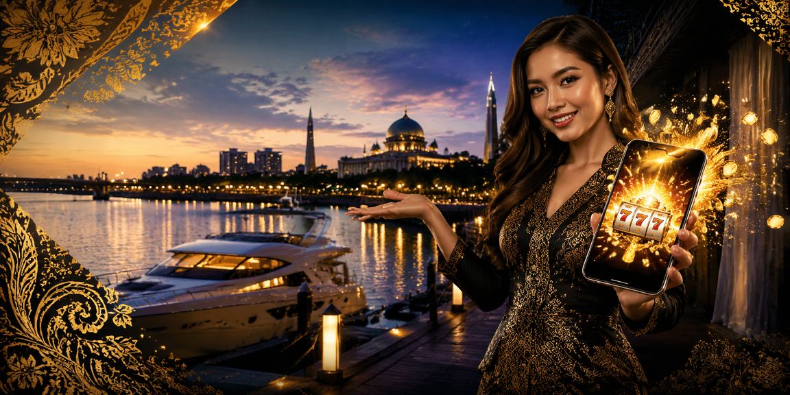 Pemain menikmati permainan slot bergaya batik di Putrajaya Malaysia